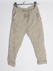 Fløjlsmirakelbukser med bling - Str. 34-42 - Ingen returret - ITNOV24 by Krone 1