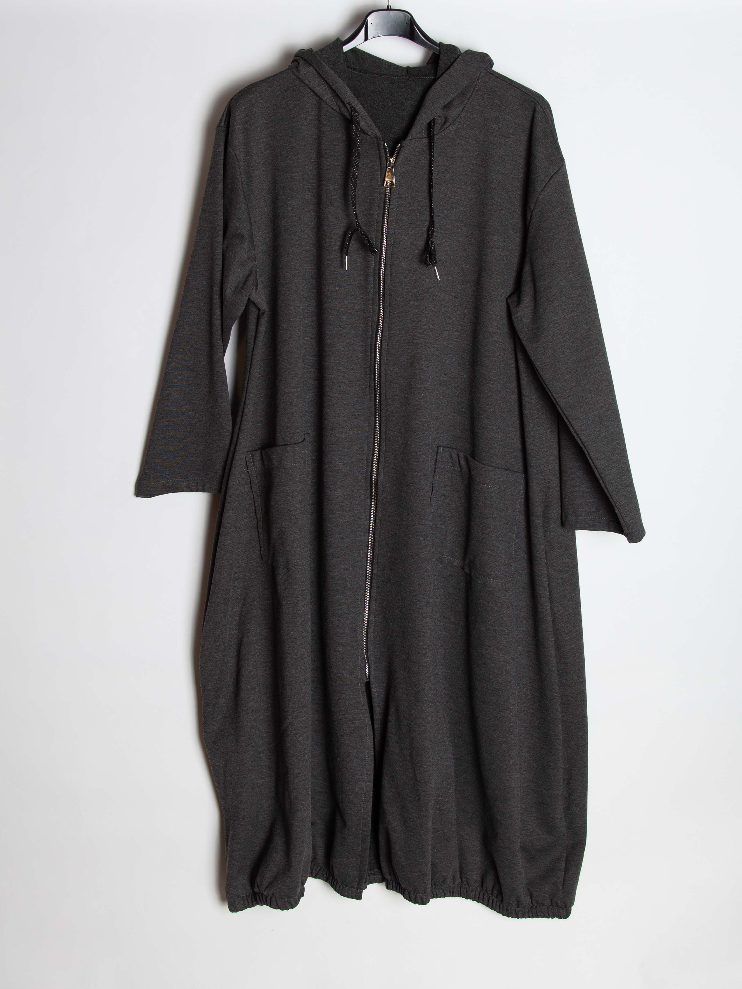 Lang Sweatshirt med hoodie - str. 42-50 - ITNOV24 by Krone 1