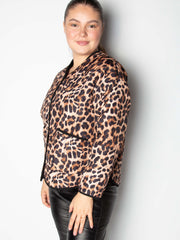 Leopard vatteret kort jakke - ITSEP24 by Krone 1