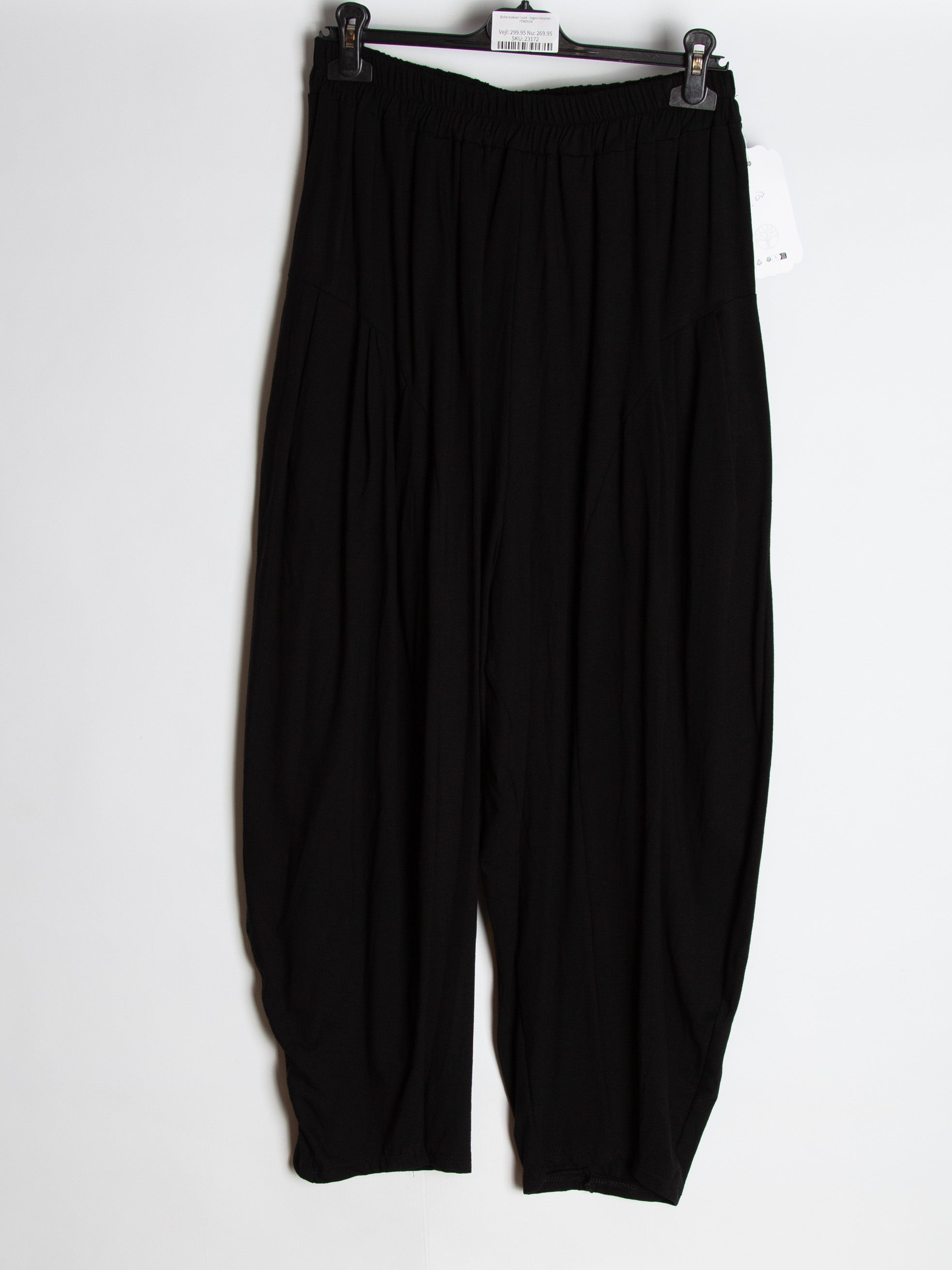 Boho bukser i sort - Ingen returret - ITNOV24 by Krone 1