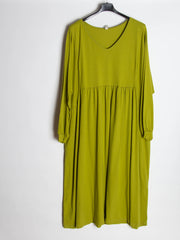 Kjole med høj talje og lommer - Brystmål 130cm by Krone 1