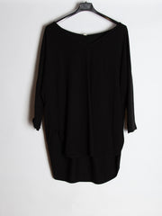 Langærmet top med v-hals Ingen returret - 130cm by Krone 1