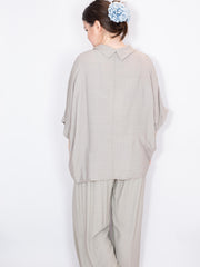 Bluse med rose - 38-48 by Krone 1