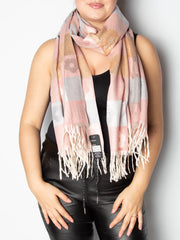 Ternet tørklæde med blomster - ITSEP24 by Krone 1