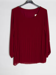 Plisse bluse - Brystmål 130cm - Ingen returret - ITNOV24 by Krone 1