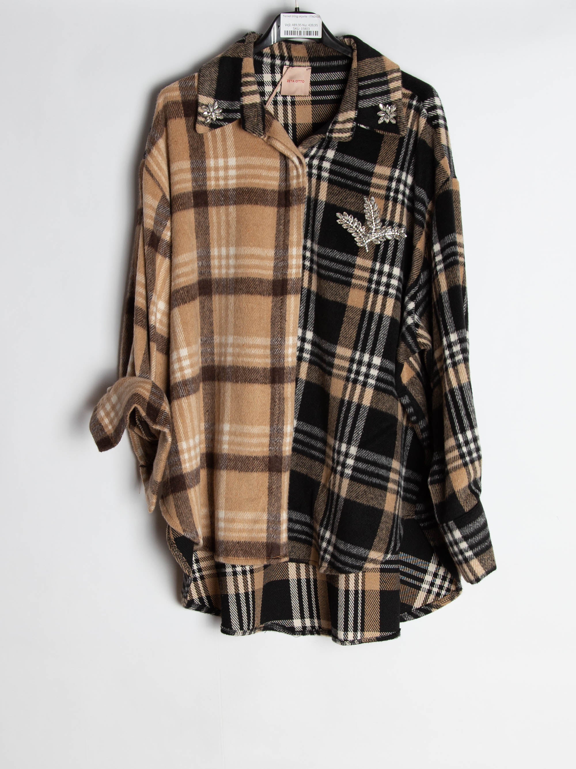 Ternet bling skjorte - Brystmål 140cm by Krone 1