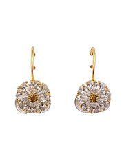 Hoop øreringe med blomster bling - ITSEP24 by Krone 1