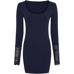 Mary Blouse lace LS Plus by Tim og Simonsen