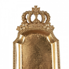 Bakke med krone håndtag – Guldfarvet by C&E