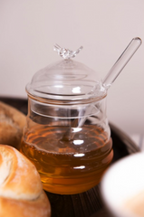 Honningkrukke med honningske Ø 8x12 cm by C&E