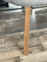 Spisestole med løve træben grå by Krone 1