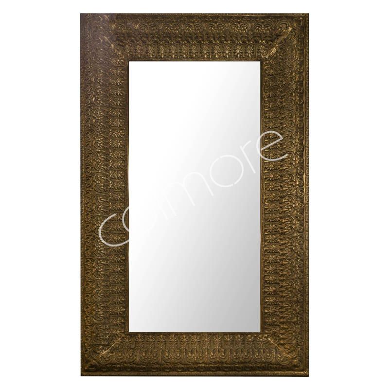 Mirror ant.brown PU 135x229x11 cm by CM