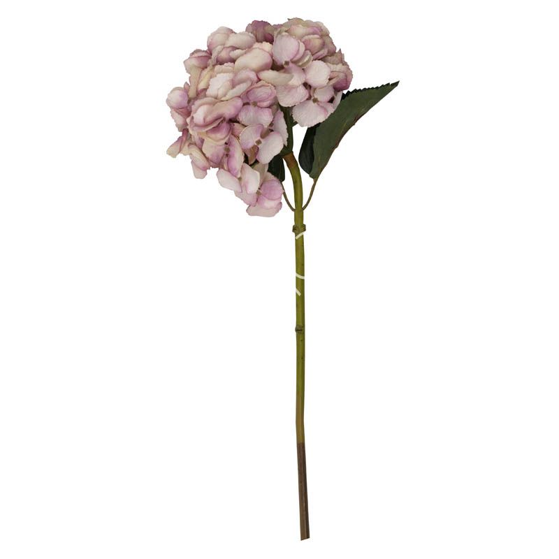Flower Hydrangea – Lys lilla 52 cm Kunstig hortensia stilk by CM