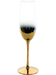 Champagne glas, gradient, guld Ø5x26cm, 250ml by Hoff