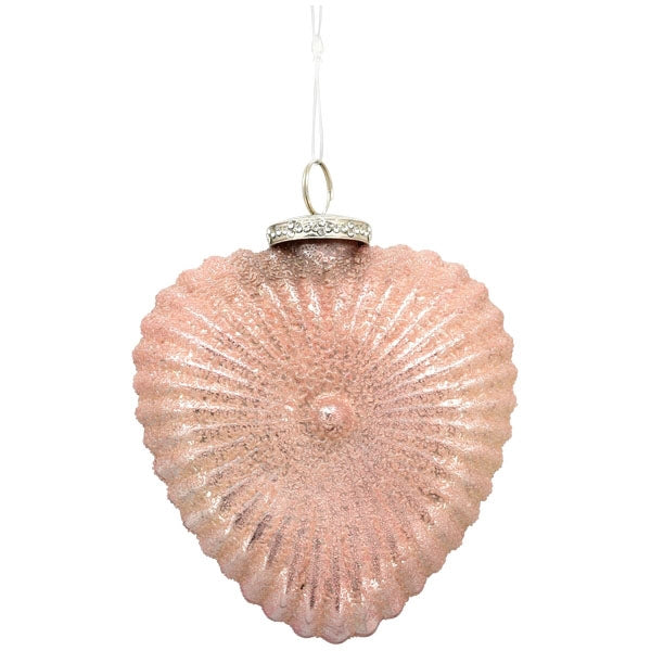 Julekugle formet som hjerte 13x5x14 cm by Exner