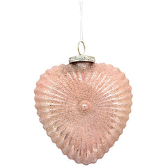 Julekugle formet som hjerte 13x5x14 cm by Exner