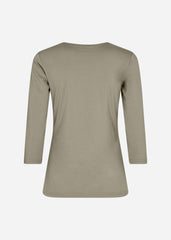 Soyaconcept Pylle Basis Bluse Khaki by Krone 1