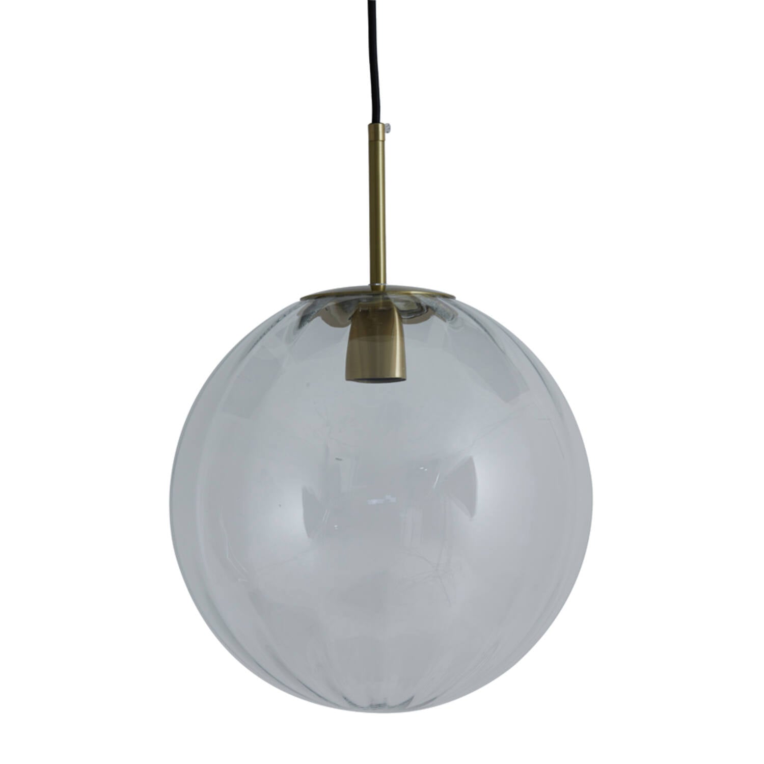 Magdala Loftlampe 48 cm Glas Klar & Guld by Light & Living