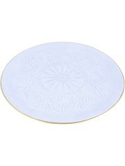 Rundt fad med guld kant Sæt af 2 ø31cm by Hoff