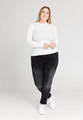 No. 1 By Ox Blouse w turtle neck Off White by No. 1 By Ox