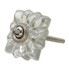 Håndtag glas 4x4x3 cmHåndtag i glas 4x4x3 cm Elegant knop til skuffer og skabe by C&E