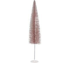 Lyserødt juletræ ø17x85cm by Hoff