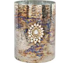 Hurricane lysestage med juvel 15x20 cm by Hoff