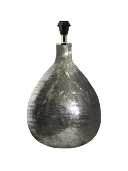 Glaslampe – Buttet – Rå grå 49 x 32 cm by Eja