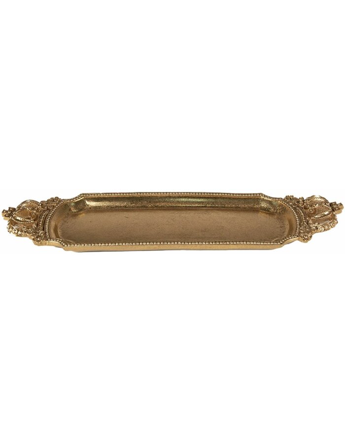 Bakke med krone håndtag – Guldfarvet by C&E