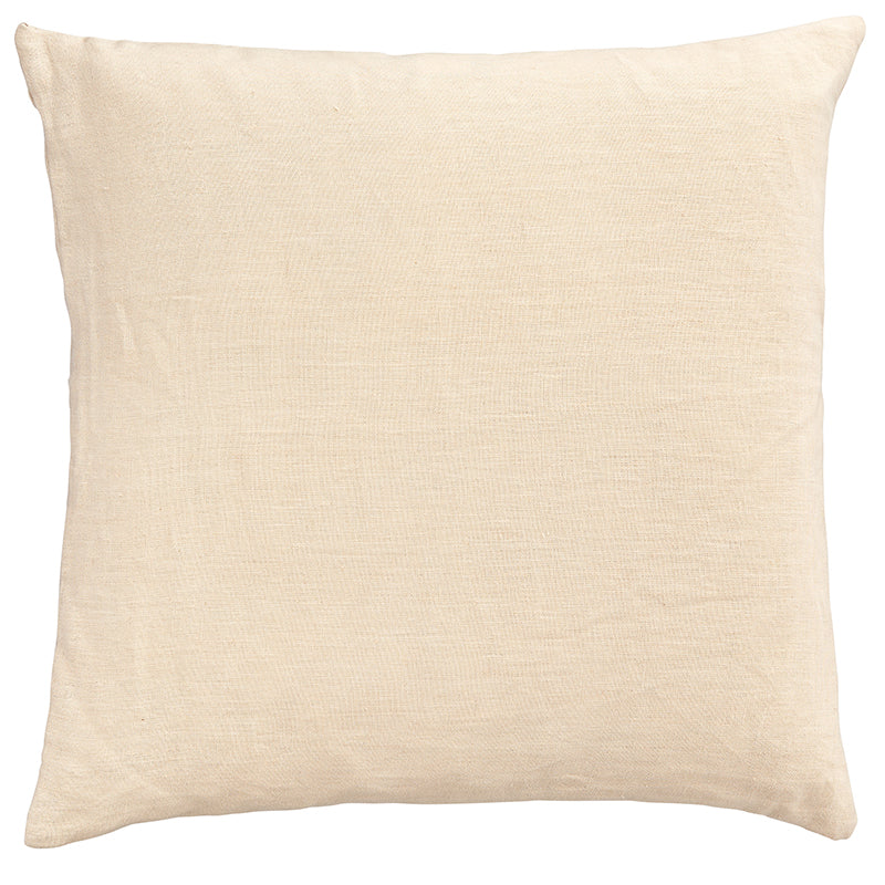 Sand Linen Plain Cushion 50 x 50 cm by ByLiving