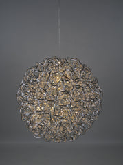 Kugle Lys Sølv/Aluminium LED Lampe