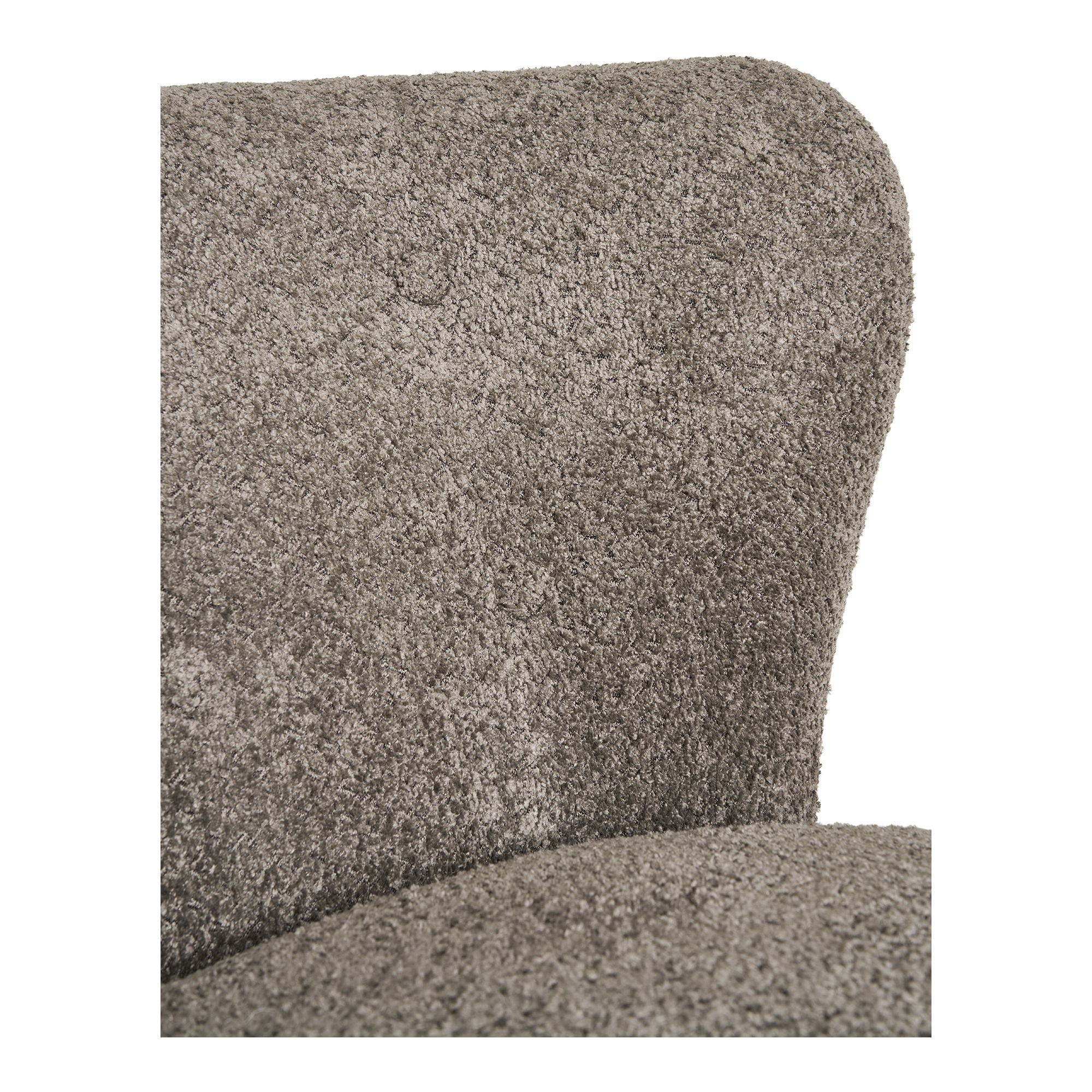 Covelo Loungestol Bouclé, Brun/Sort