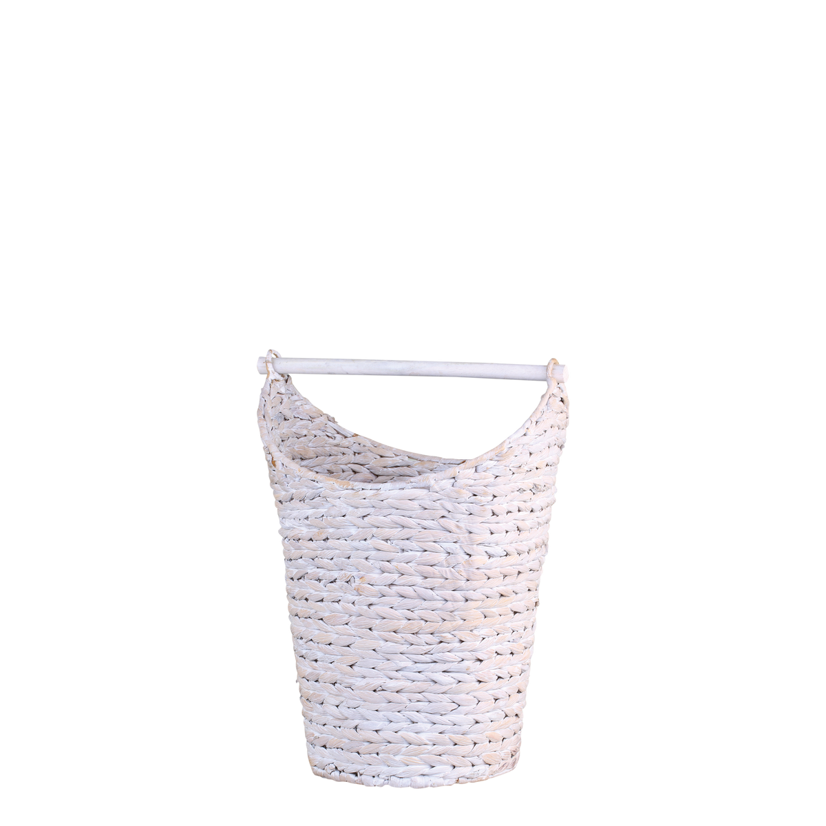 Kurv med toiletpapirholder Antique hvid 40x30 cm