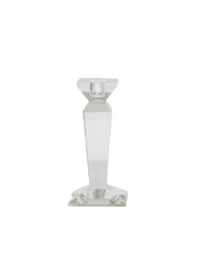 Candlestick SILEX, Crystal, 8x8x18 cm