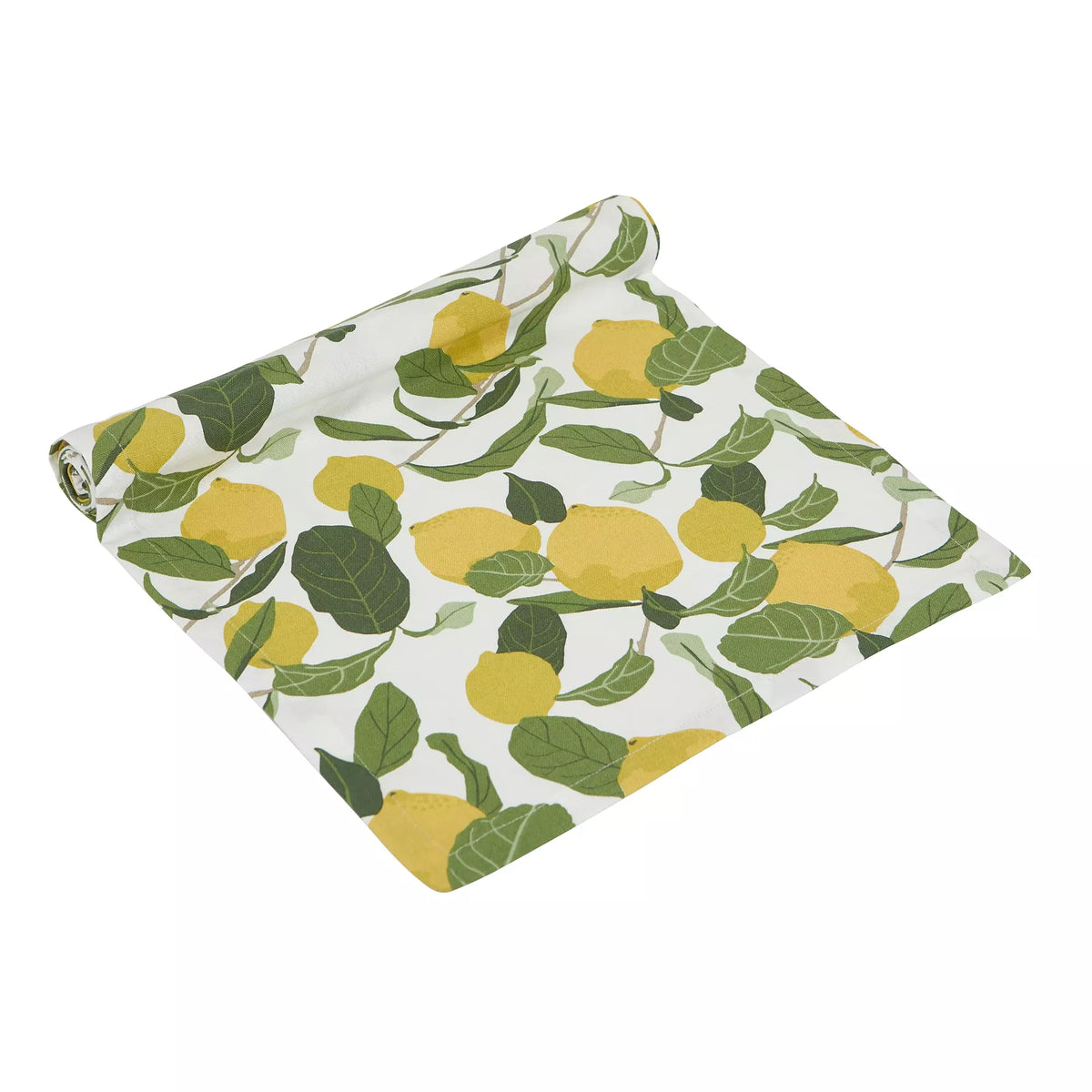 Limone Löpare Gul Bordløber 40x140 cm Sommerlig borddekoration med citronmotiv