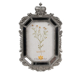 Photo Frame 10x15 cm Sølvfarvet med Plast og Glas