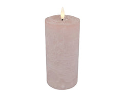 LED Lys Rosa Antique 7,6x16 cm Stemningsfuldt & Sikkert