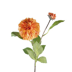 Flower Dahlia orange, 60 cm