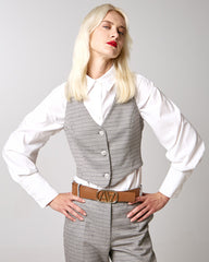 Access Fashion Vest with rhinestones