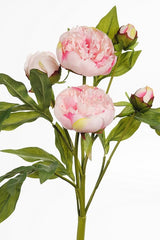 Rosa Pæon 40 cm Kunstig blomst i naturtro design