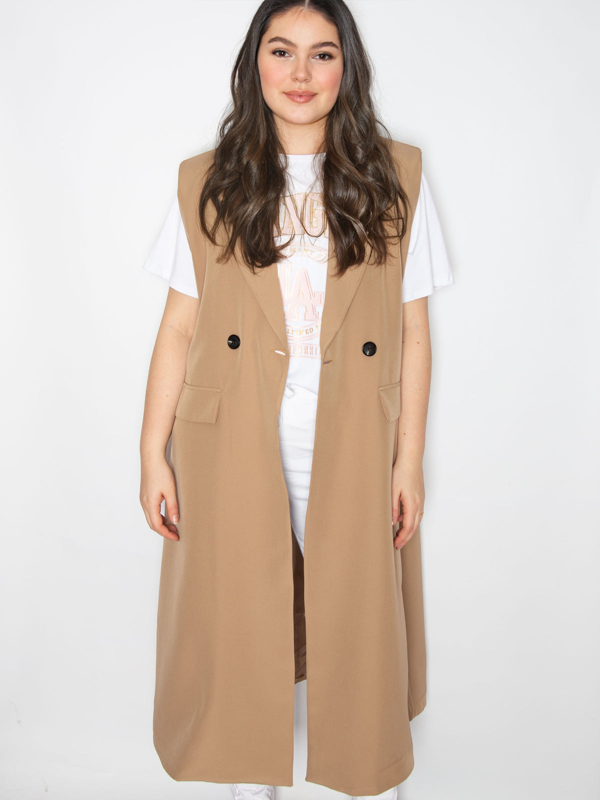 Lang blazer vest by DLG