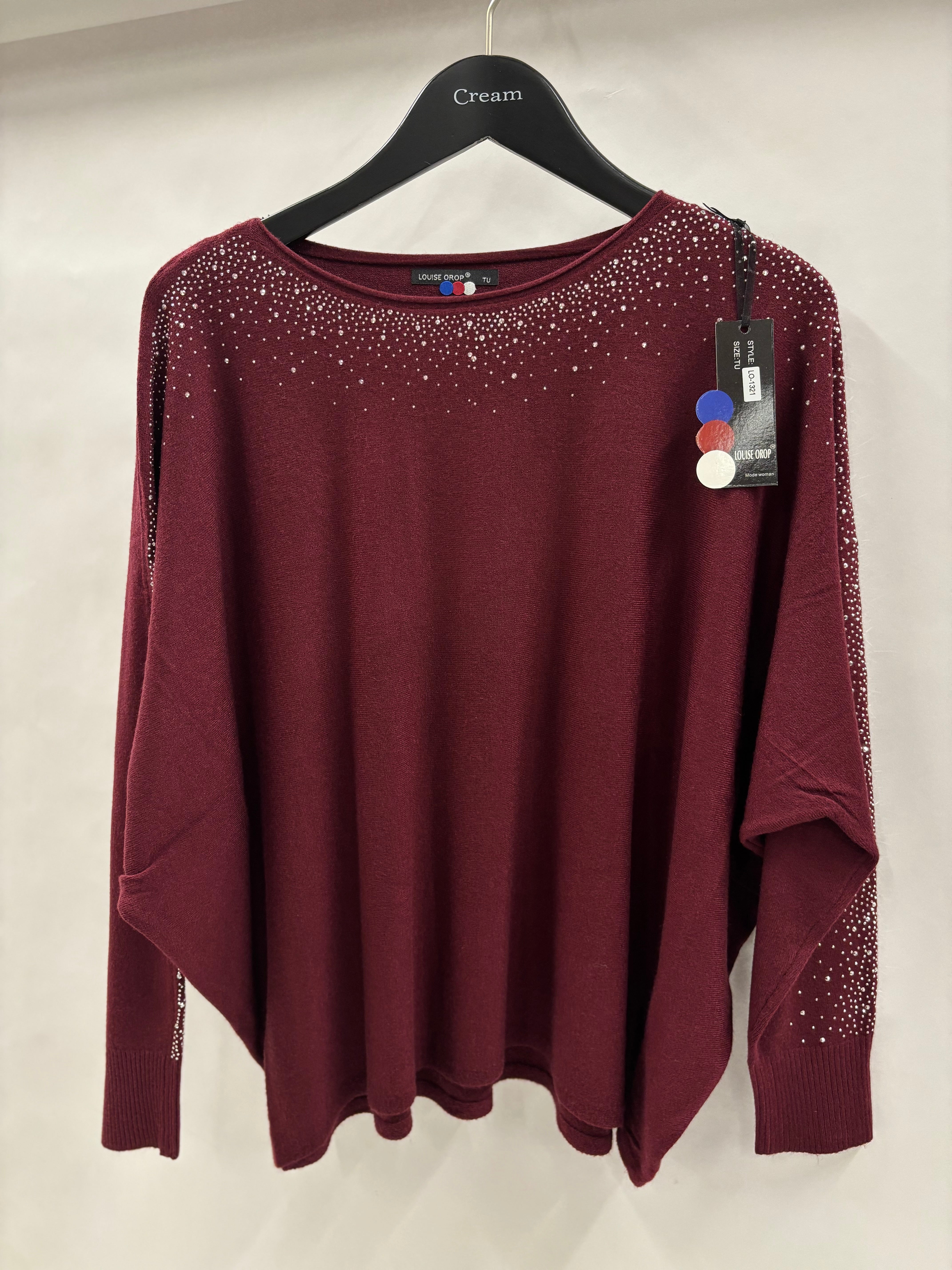 Strikbluse, Blingærmer