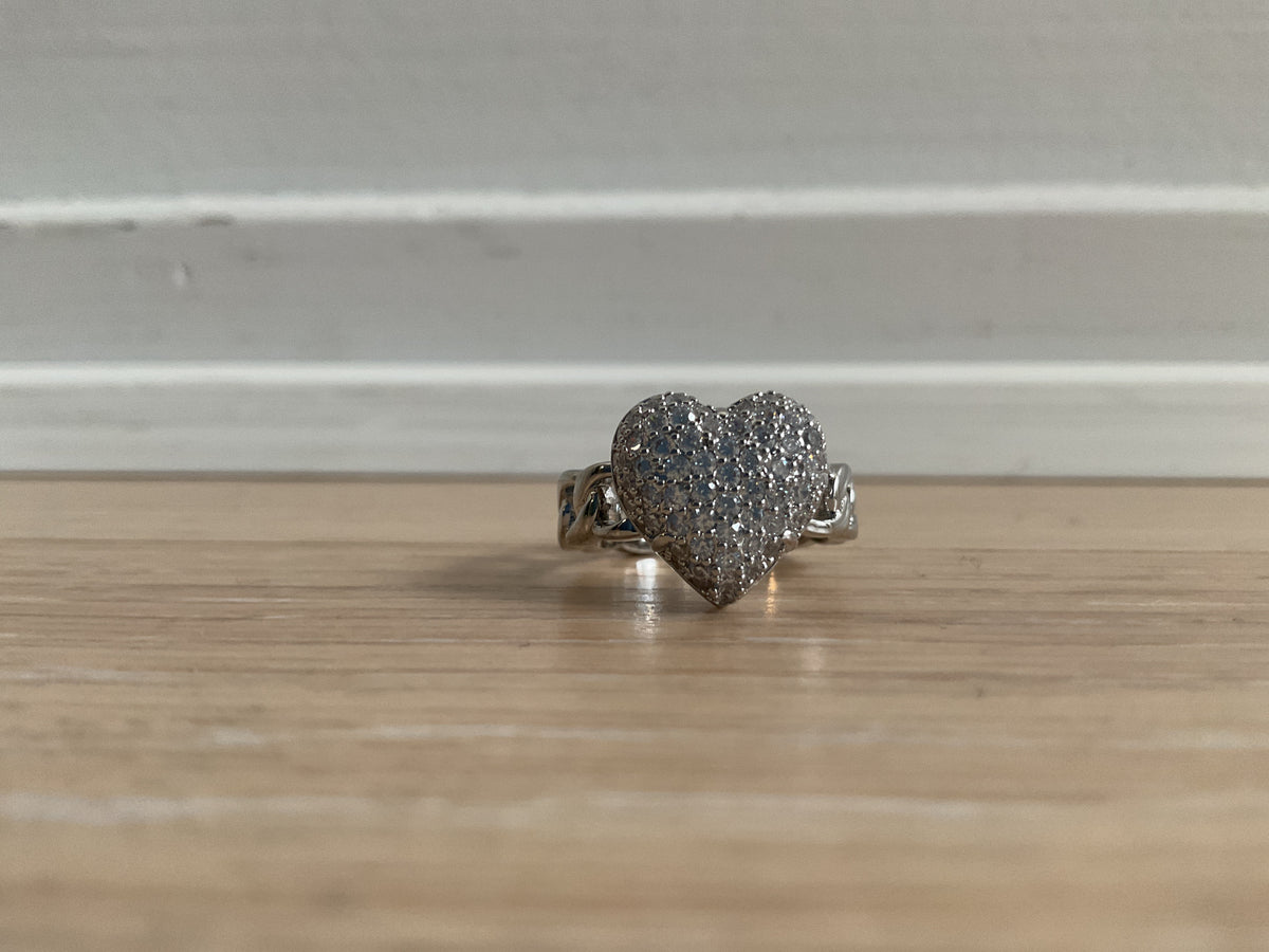 Hjerte ring bling by Krone 1