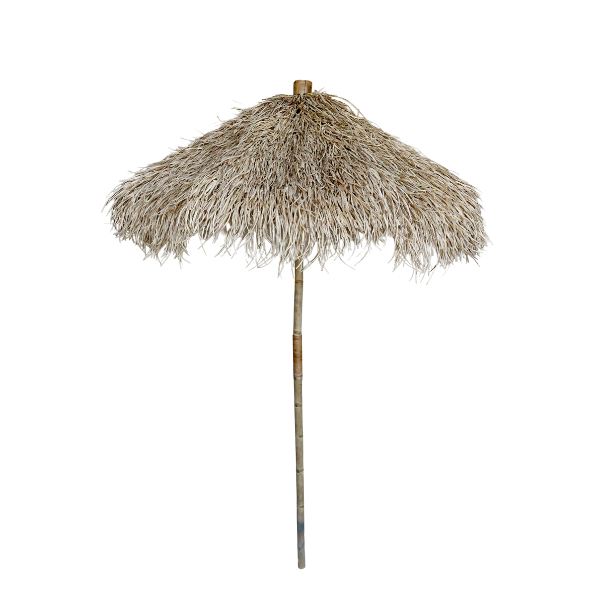 Lyon Parasol i bambus 240x160 cm natur