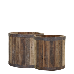 Grimaud Planter – Sæt af 2, 23x26 cm natur