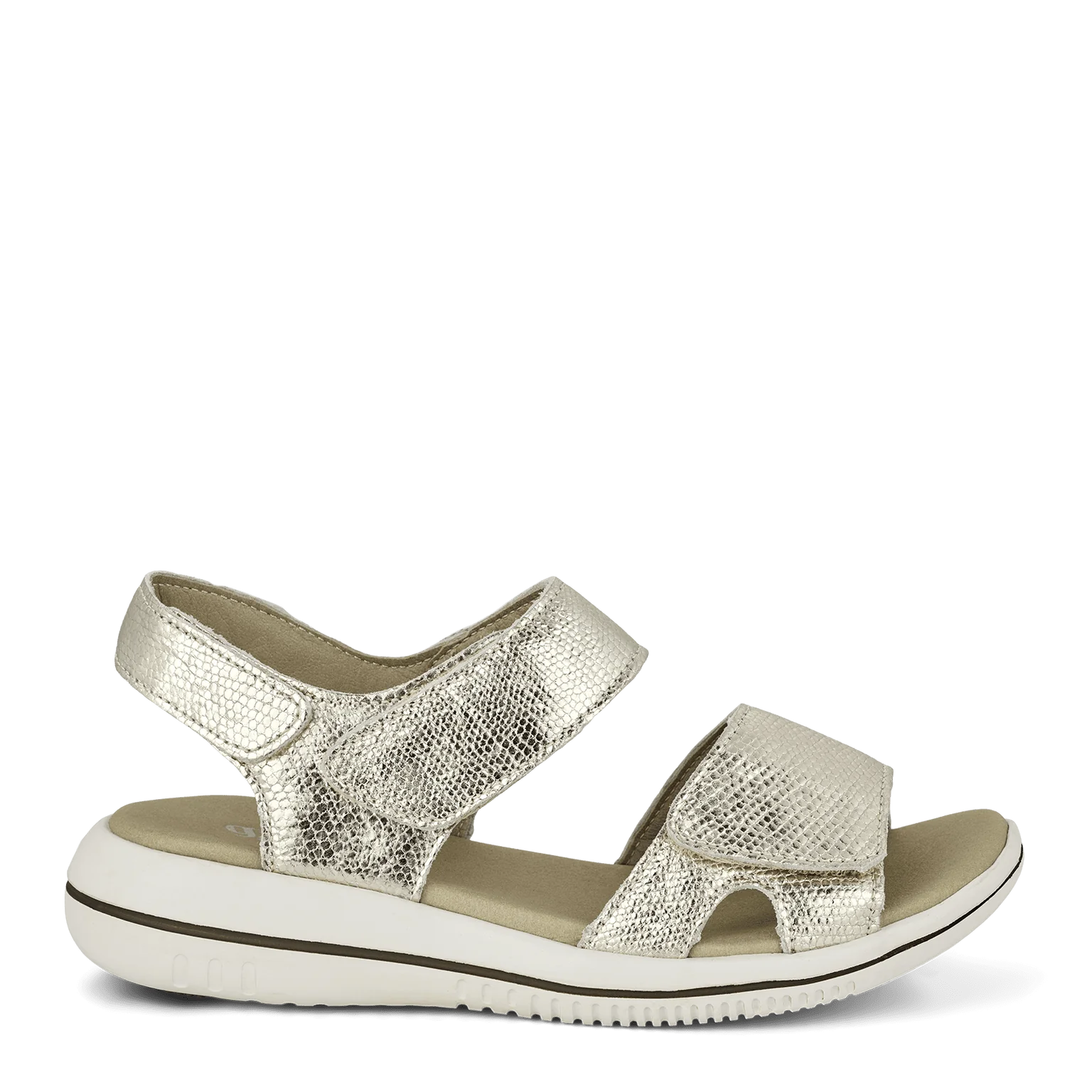 Green Comfort Leaf Sandal m. Velcro by Krone 1