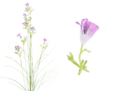 Blomstergren pink 74 cm kunstig gren til dekoration
