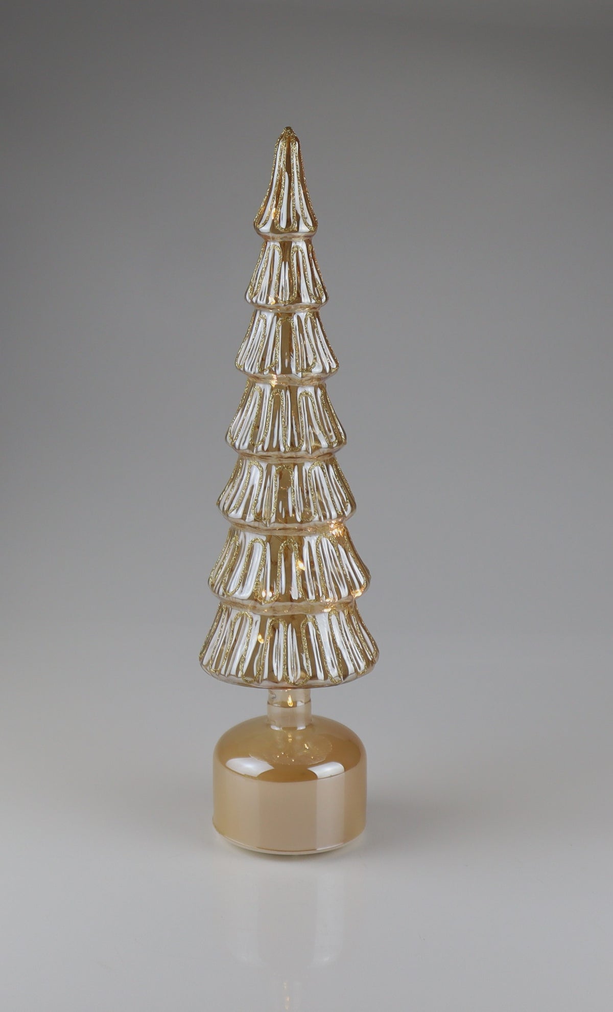 Lystræ Guld Glas roterende 41 cm timer