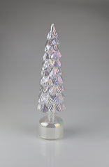 Lystræ Hvid Glas roterende 41 cm timer