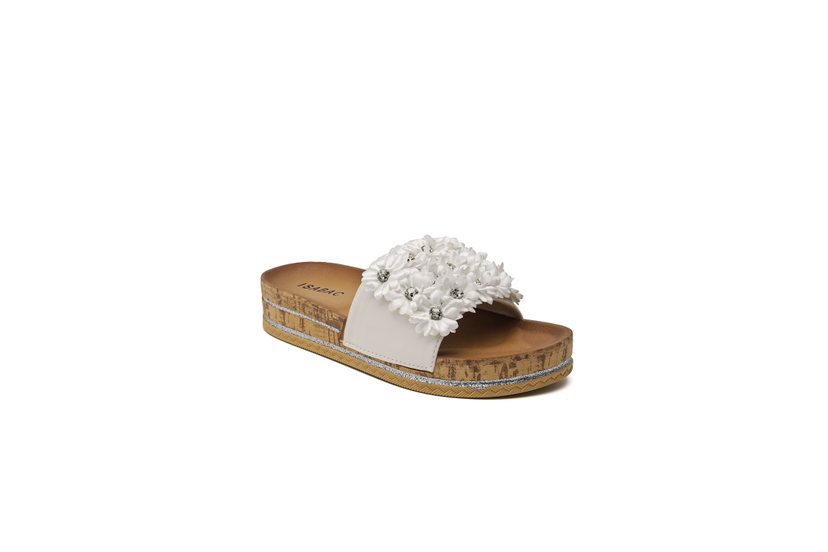 Blomster sandaler med bling